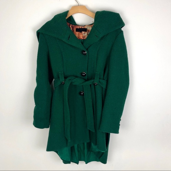 modcloth green coat